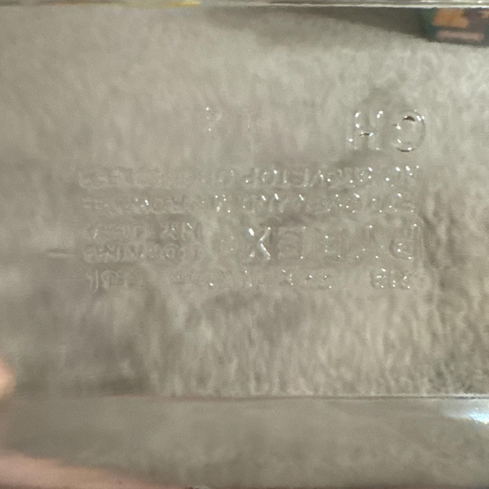 Vintage PYREX (all Caps) #213 Clear Glass Loaf Pan 1.5Qt 8.5x5x3" Bright & Clear - Picture 6 of 9